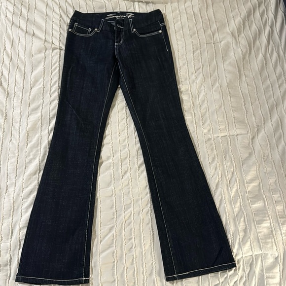 Seven7 blue jeans, straight leg - Picture 1 of 5